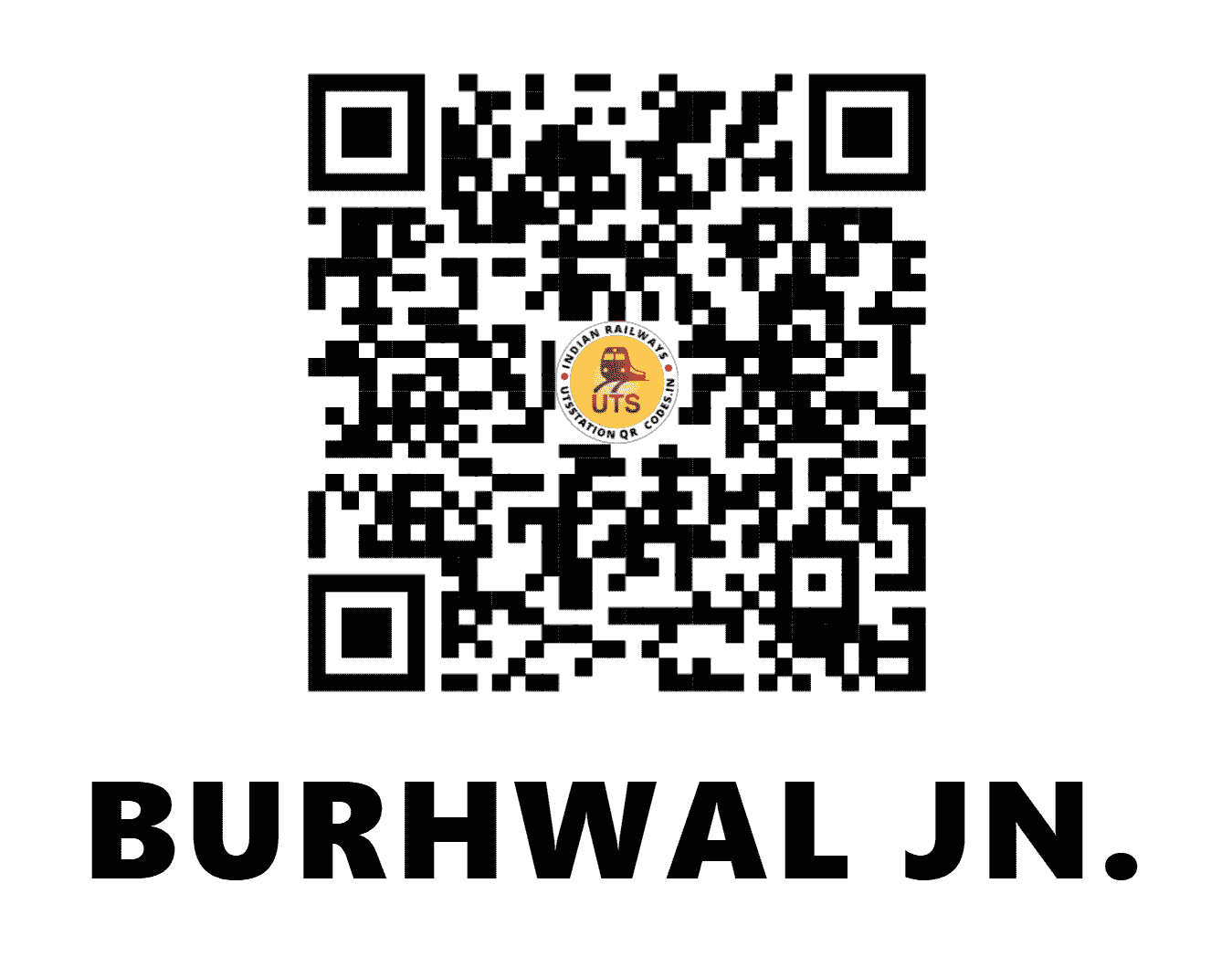 UTS QR Code for BURHWAL JN. - BUW (NE - UTTAR PRADESH)